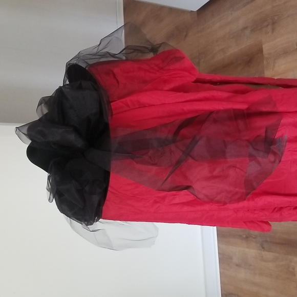 Vintage Western Gothic Black Cowgirl Hat Size 7 Black Roses - Picture 5 of 8